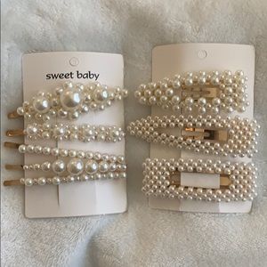 Pearl Hair Clips